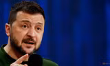 Tổng thống Ukraine Volodymir Zelensky. (Ảnh: Reuters)