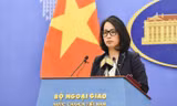 Người phát ngôn Bộ Ngoại giao Phạm Thu Hằng. (Ảnh: Mofa)