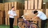 Cục Hải quan Bình Dương đang tạm giữ 10 container xe đạp nghi giả mạo xuất xứ Việt Nam tại Bình Dương
