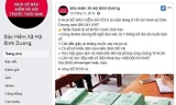 Trang facebook giả mạo BHXH tỉnh Bình Dương