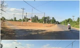 Khu đất ông Trần Xuân Hùng phân lô, bán nền tại huyện Đak Đoa. Ảnh: Đình Văn