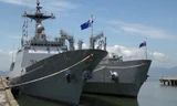 Cận cảnh đội tàu Hải quân Hàn Quốc cập cảng Tiên Sa