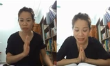 Cô Tuyến trong livestream tối 8/5.