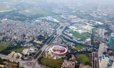 Toàn cảnh đường đua F1 tương lai tại Hà Nội từ trên cao