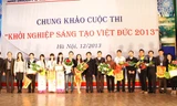 SV Bách Khoa hào hứng với ‘Khởi nghiệp sáng tạo Việt Đức năm 2013’