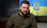 Tổng thống Ukraine Volodymyr Zelensky. (Ảnh: AP)