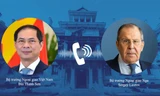 Bộ trưởng Bùi Thanh Sơn và Ngoại trưởng Nga Sergei Lavrov. (Ảnh: Mofa)