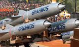 Tên lửa Brahmos của Ấn Độ. (Ảnh: FB)