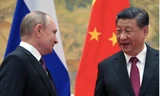 Tổng thống Nga Vladimir Putin có cuộc hội đàm với Chủ tịch Trung Quốc Tập Cận Bình nhân dịp tham dự Olympic Mùa đông Bắc Kinh. (Ảnh: Reuters)
