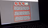Màn hình trang web của Bộ Ngoại giao Ukraine sau khi bị tin tặc tấn công. (Ảnh: CNN)