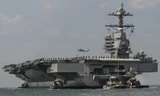 Tàu sân bay Mỹ USS Gerald R. Ford lên đường tập trận sau nhiều trục trặc