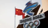 Logo của Olympic Bắc Kinh 2022. (Ảnh: Reuters)