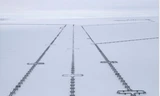 Hệ thống ống dẫn gần một cơ sở khai thác khí đốt của tập đoàn Gazprom. (Ảnh: Reuters)