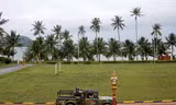 Một góc quân cảng Ream của Campuchia. (Ảnh: Reuters)