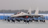 Một chiếc Sukhoi-30MKI trong cuộc diễu binh kỷ niệm thành lập lực lượng không quân Ấn Độ vào tháng 10/2020. (Ảnh: Reuters)