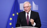 Cao uỷ phụ trách đối ngoại của EU Josep Borrell tuyên bố rằng cuộc tấn công của Nga vào Ukraine hôm nay là “một trong những thời khắc đen tối nhất với châu Âu” trong gần 80 năm, kể từ sau Thế chiến 2. (Ảnh: CNN)