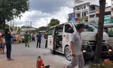 Cảnh sát vây bắt kẻ nghi ngáo đá 'trộm' xe cấp cứu bỏ chạy gây náo loạn