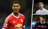 Lộ bằng chứng Rashford hay hơn cả Messi và Ronaldo.