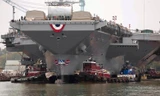 USS Gerald R. Ford được đóng mới năm 2009. Tính tới tháng 3, nó đã hoàn thiện tới 97%. 