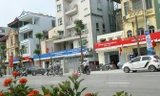 Biển hiệu "đồng phục" trên đường Lê Trọng Tấn. Ảnh: Huy Hùng/TTXVN.