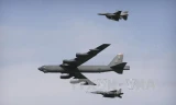 Máy bay ném bom chiến lược B-52 của Mỹ. Ảnh: AP/TTXVN.