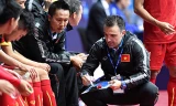HLV Bruno Garcia thẳng thắn thừa nhận đội tuyển futsal Việt Nam đánh mất sự tập trung, sau khi hoàn thành sứ mệnh lịch sử là vào VCK World Cup. Ảnh: Quang Thắng.
