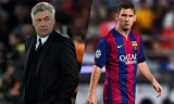 Messi từng lập hat-trick vào lưới Real dưới thời Ancelotti.