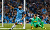 Aguero lập hat-trick, Man City đại thắng tại Champions League