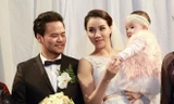 Con gái Trang Nhung thu hút chú ý trong lễ cưới bố mẹ