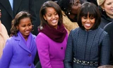 Đệ nhất phu nhân Michelle và hai ái nữ.
