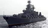 Tuần dương hạm Moskva. Ảnh: AFP.
