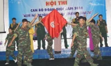 Hội thi cán bộ Đoàn giỏi ở Lữ đoàn Công binh 239, tháng 6/2016.