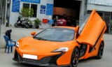 Chiếc McLaren 650S Spider độc nhất tại Việt Nam vừa lấy biển số. Xe thuộc sở hữu của một đại gia nổi tiếng tại TP HCM. 