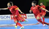 Mong rằng niềm vui này sẽ tái hiện với futsal Việt Nam sau trận bán kết. Ảnh: Quang Thắng.