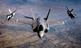 Tiêm kích tàng hình chiến thuật F-35 Mỹ. Ảnh: USAF.