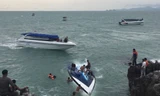 Con tàu đang đi từ vườn quốc gia Mu Ko Ang Thong tới bến tàu Lomphraya thì gặp nạn. Ảnh: Nalinee.