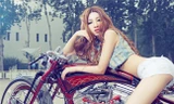 Mỹ nữ gợi cảm bên Harley 'đốn tim' phái mạnh