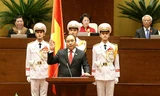 Toàn cảnh lễ tuyên thệ của Thủ tướng Nguyễn Xuân Phúc