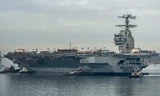 Siêu tàu sân bay Gerald R. Ford. Ảnh: Huntington Ingalls Industries.