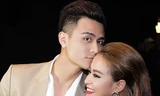 Vĩnh Thụy tình tứ hôn trán Hoàng Thùy Linh