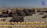 Bất ngờ với kho vũ khí cực lớn của khủng bố IS vừa bị Syria chiếm được