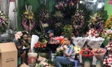 Tại một tiệm hoa ở TPHCM 