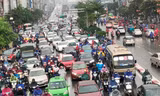 Đường Vành đai 2 trên cao có phương án vượt Ngã Tư Sở để giảm ùn tắc Ảnh: Anh Trọng