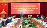 Thủ tướng Nguyễn Xuân Phúc làm việc với lãnh đạo chủ chốt tỉnh Cao Bằng (Ảnh:VOV)