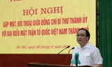 Bí thư Thành ủy Hà Nội Hoàng Trung Hải. Ảnh: HNM