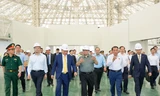 Thủ tướng Phạm Minh Chính kiểm tra tiến độ xây dựng Trung tâm Hội chợ Triển lãm Quốc gia