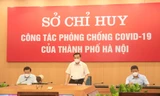Chủ tịch UBND thành phố Hà Nội Chu Ngọc Anh phát biểu tại cuộc họp