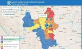 Hà Nội: Ra mắt bản đồ thể hiện thông tin dịch tễ COVID-19