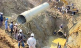 Đường ống sông Đà lại gặp sự cố, hơn 6 vạn dân bị ảnh hưởng