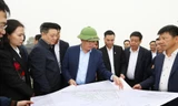 Bí thư Hà Nội kiểm tra thực địa dự án Vành đai 4 qua quận Hà Đông